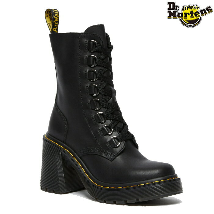 ドクターマーチン ドクターマーチン Dr.Martens レディース ブーツ チェスニー 8 タイ ブーツ CHESNEY 8 TIE BOOT ヒール レザー 厚底 レースアップ 26701001