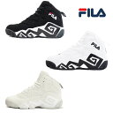 フィラ レディース メンズ スニーカー マッシュバーン FILA MB FHE102 USS23007 バスケット バッシュ