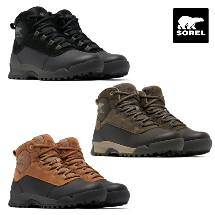 ソレル SOREL メンズ ブーツ バクストン ライト レース ウォータープルーフ BUXTON LITE LACE WP NM4983 防水 軽量