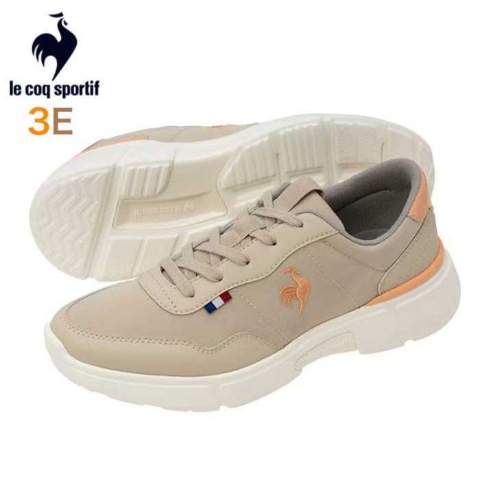 ルコックスポルティフ le coq sportif LU5SSN02LZ ラ セギュール IV スニーカー レディース 3E 幅広 軽量 消臭 カジュアル シューズ おしゃれ スポーティ 春 夏 靴