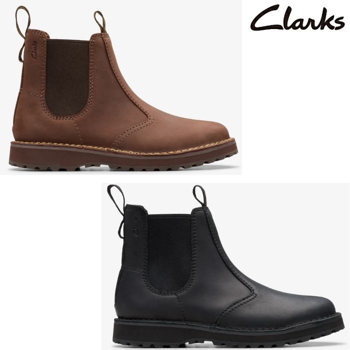 クラークス Clarks 26179715 26178988 ソルスブリーイージー Solsbury Easy メンズ サイドゴアブーツ カジュアル シューズ レザー