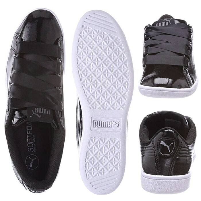 プーマ レディース スニーカー ビッキー リボン P 366417 PUMA VIKKY RIBBON P ウィメンズ パテント ローカット