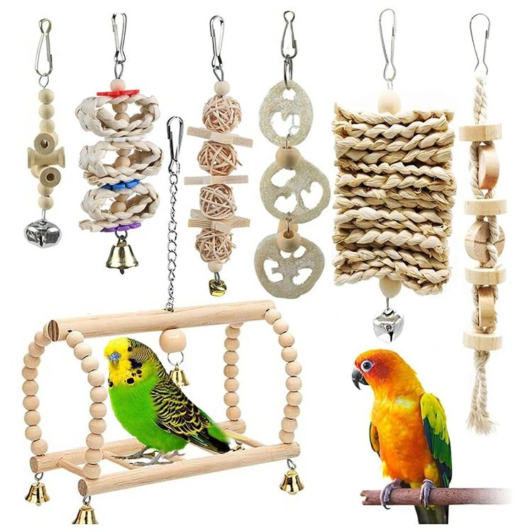 【2280円→実質2052円 P5+5%COUPON! 11/27 1:59迄】インコ おもちゃ 吊り下げ バードトイ おもちゃ オウムおもちゃ 鳥おもちゃ 鳥...