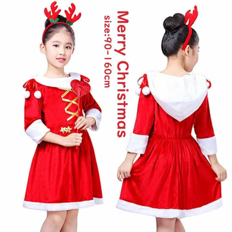 【2480円→実質2232円 P5+5%COUPON! 11/27 1:59迄】クリスマス コスチューム キッズ サンタ コスプレ 子..