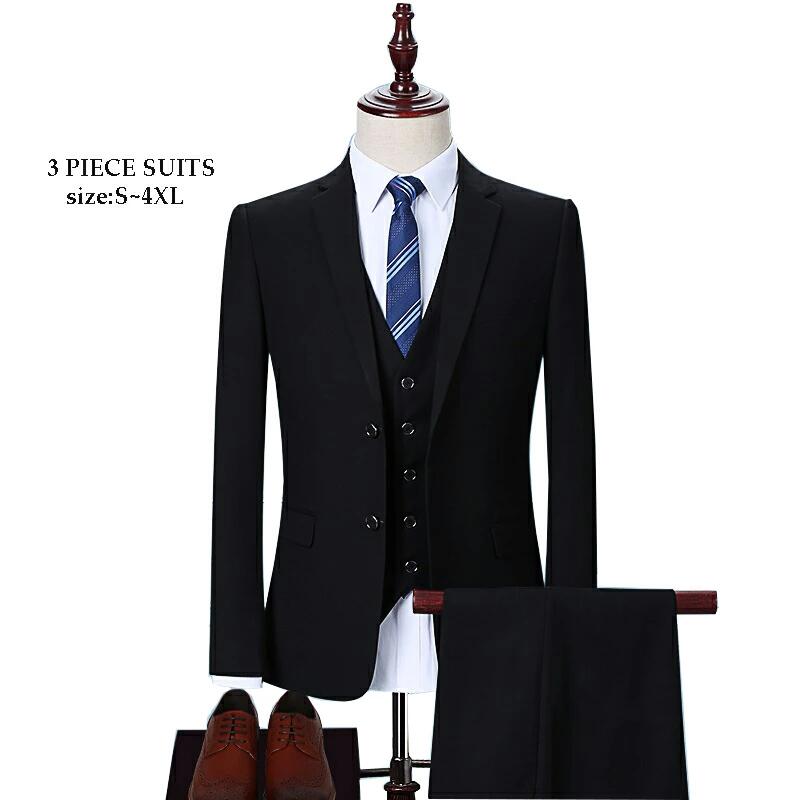 【開店記念・10%OFFクーポン！】スリーピース メンズ タキシード 紳士服 スリムスーツ フォーマルスーツ ビジネス キャリア リクルート 通勤 オフィス 入社 就職活動 面接 カジュアル おしゃれスーツ 上品 お呼ばれ 30代40代50代 大きいサイズ メンズスーツ