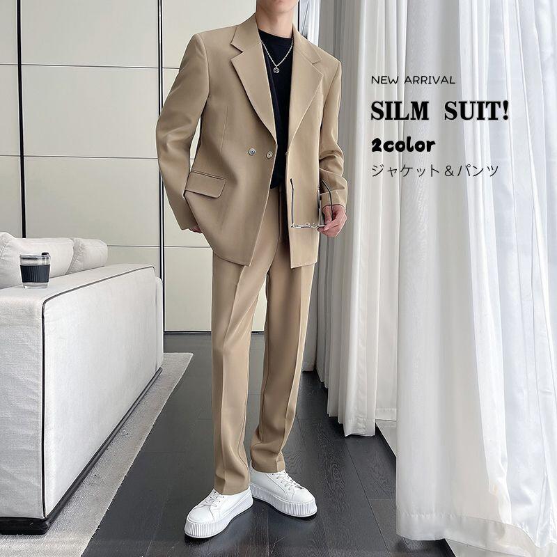 【8880円→実質7992円 P5+5%COUPON! 11/27 1:59迄】セットアップ カジュアル メンズスーツ 男性用 パンツスーツ ブレザー スーツ 卒業式 入学式 タキシード 紳士服 カジュアルスーツ 大きいサイズ 通勤 オフィス ビジネススーツ パーティー 長袖 春 おしゃれスーツ