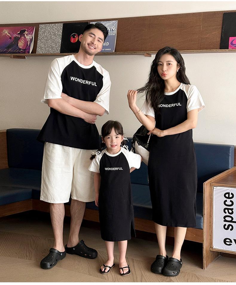 【2565円→実質2052円 P5+5%COUPON+10%OFF! 11/27 1:59迄】親子ペアルック tシャツ 半袖 ママ ワンピー..