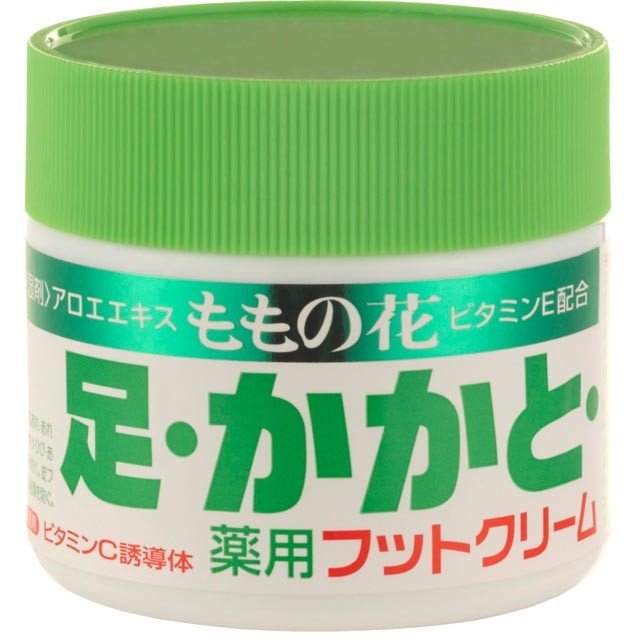 こちらの商品は、下記店舗よりお送り致します。 ミラドラ岩槻薬局 〒339-0067 埼玉県さいたま市岩槻区西町1−1−26　1階 【オリヂナル】ももの花薬用フットクリーム 70g 「【オリヂナル】ももの花薬用フットクリーム 70g」は、日本で一番早くから愛され続けたロングセラー。“ももの花”はワセリンベースで荒れたお肌をしっかりお肌を守ります。 内容量 70g 効能・効果 ●足やかかとの乾燥による頑固な荒れやカサつき・ヒビ割れをガードします。 ●アロエエキス・ビタミンEおよびC誘導体・アラントイン配合により、乾燥によるひび・あかぎれ・あれ性・肌あれを防ぎ皮膚を保護いたします。 ●お風呂上がり・おやすみ前にたっぷりつけ、よくマッサージしますと効果的です。ひじ・ひざのお手入れにもお使いください。 使用上の注意 お肌に異常が生じてないかよく注意して使用してください。 お肌に合わない時は、使用を中止し、皮フ科専門医等へご相談下さい。 そのまま使用を続けますと悪化する事があります。 傷、湿疹等、異常のある時は使わないで下さい。 成分・分量 ・酢酸トコフェロール ・アラントイン その他成分 ・アロエエキスー1 ・ビタミンCテトラヘキシルデカン酸 ・オリブ油 ・ワセリン ・パラフィン ・小麦デンプン ・メチルフェニルポリシロキサン ・流動パラフィン ・スクワラン ・香料 ・青1 ・黄4 用法・用量 ●入浴後に ●肌あれ、あれ性に。しもやけ、ひび、あかぎれ、かみそりまけを防ぎます。 ●桃の葉エキス、ビタミンC誘導体配合 保管及び取り扱い上の注意 直射日光及び高温の場所はさけ、乳幼児の手の届かない所にしっかり蓋をしめ保管して下さい。 使用期限 使用期限まで1年以上あるものをお送りします。 製造販売元 オリヂナル株式会社 〒135-0001　東京都江東区毛利2-1-2 「お客様相談室」 電話番号：03-3631-8183 広告文責 株式会社ウィーズ TEL. 048-796-7757 原産国 日本 区分 化粧品