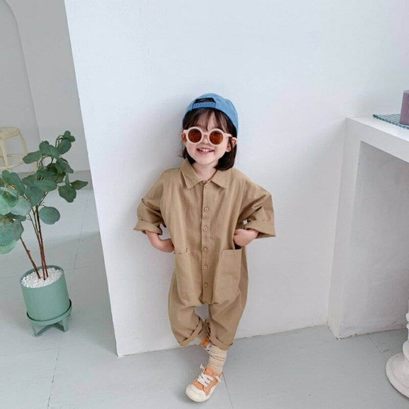 子供服 女の子 男の子 オールインワン つなぎ服 キッズ ガールズ 子供服 春 夏 秋 ...