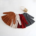 50%OFFクーポン配布中 ニット ワンピース 女の子 長袖 新生児服 ベビー服 秋冬 春 ワンピース キッズ おしゃれ 赤ちゃん ベビー服 出産祝い 乳幼児 ...