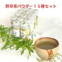 3商品で10%offクーポン! 【基本の野草茶パウダー15種セット】 購入 通販 6月 夏 梅雨 ダイエット