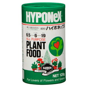 微粉ハイポネックス 120g【肥料】【速効】【水耕栽培】【ハイポネックス】のサムネイル