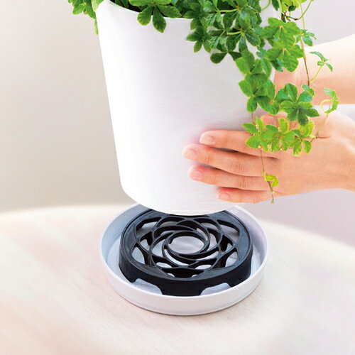 フラワースタンド　リッチェル 置くだけで通気・排水できるポットスタンド　排水性 通気性 植物　元気 置くだけ　簡単