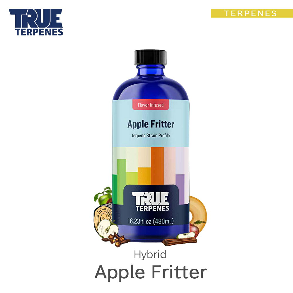 TRUE TERPENES wFlavor Infused Strain -Apple Fritter-x1ml 5ml 10ml 30ml nCubh t[o[ ey   Lbh J[gbW eyt[o[ VRey USAY xCv VAPE dq^oR CBD CBN CBG CBC I[KjbN