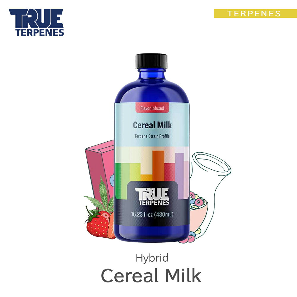 TRUE TERPENES wFlavor Infused Strain -Cereal Milk-x1ml 5ml 10ml 30ml nCubh t[o[ ey   Lbh J[gbW eyt[o[ VRey USAY xCv VAPE dq^oR CBD CBN CBG CBC I[KjbN