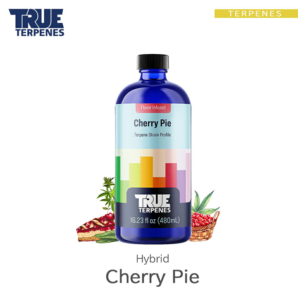 TRUE TERPENES wFlavor Infused Strain -Cherry Pie-x1ml 5ml 10ml 30ml nCubh t[o[ ey   Lbh J[gbW eyt[o[ VRey USAY xCv VAPE dq^oR CBD CBN CBG CBC I[KjbN