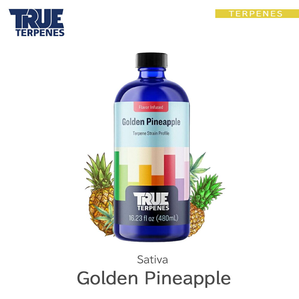 TRUE TERPENES wFlavor Infused Strain -Golden Pineapple-x1ml 5ml 10ml 30ml TeBo t[o[ ey   Lbh J[gbW eyt[o[ VRey USAY xCv VAPE dq^oR CBD CBN CBG CBC I[KjbN