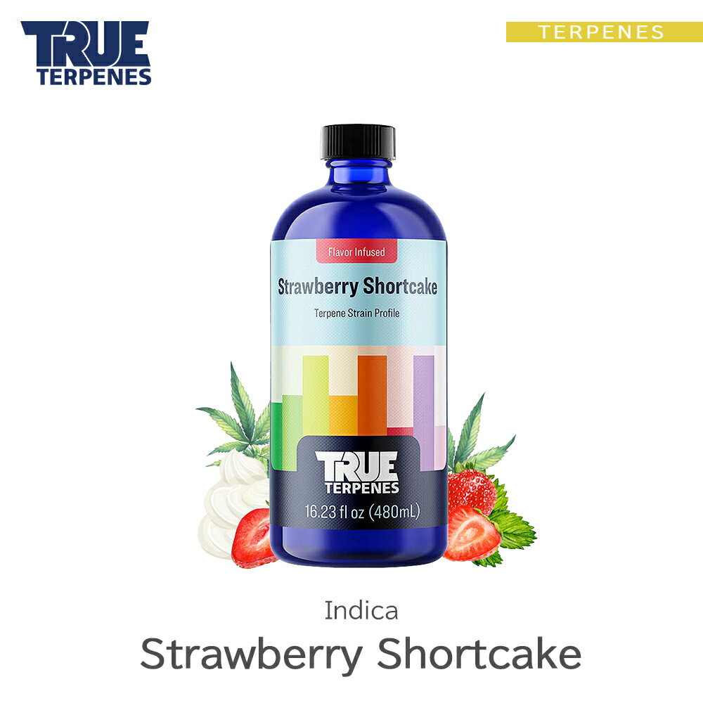 TRUE TERPENES wFlavor Infused Strain -Strawberry Shortcake-x1ml 5ml 10ml 30ml CfBJ t[o[ ey   Lbh J[gbW eyt[o[ VRey USAY xCv VAPE dq^oR CBD CBN CBG CBC I[KjbN