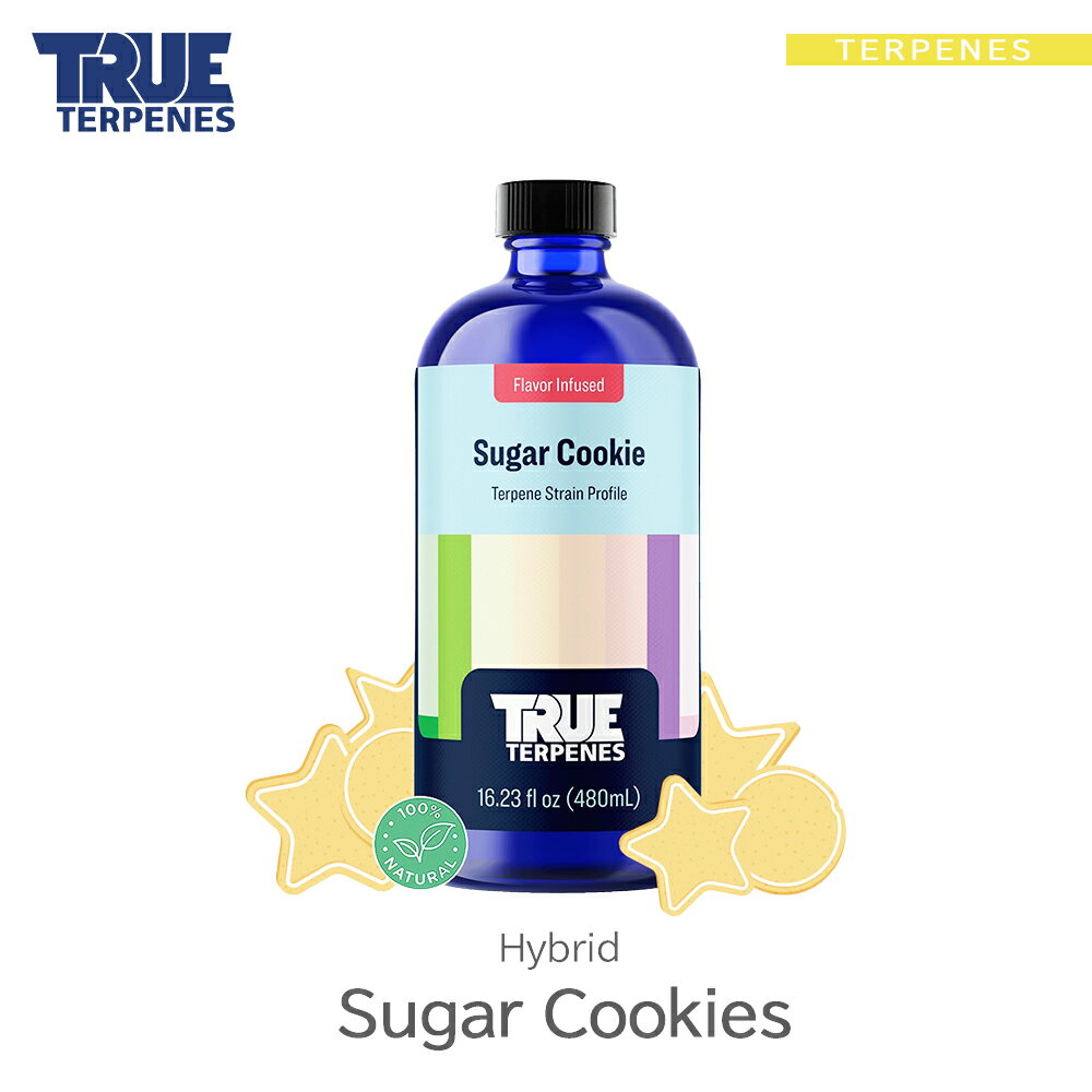 TRUE TERPENES wFlavor Infused Strain -Sugar Cookies-x1ml 5ml 10ml 30ml nCubh t[o[ ey   Lbh J[gbW eyt[o[ VRey USAY xCv VAPE dq^oR CBD CBN CBG CBC I[KjbN