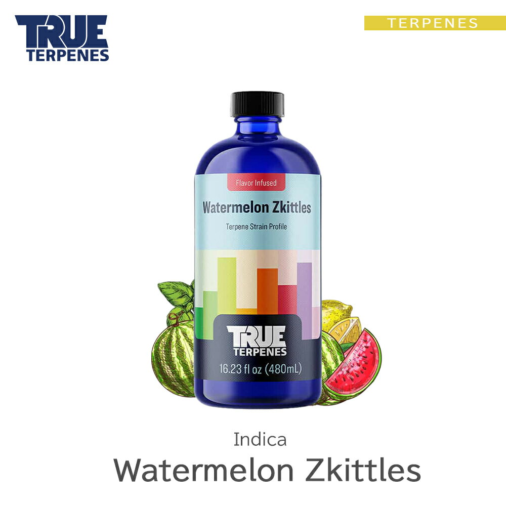 TRUE TERPENES wFlavor Infused Strain -Watermelon Zkittles-x1ml 5ml 10ml 30ml CfBJ t[o[ ey   Lbh J[gbW eyt[o[ VRey USAY xCv VAPE dq^oR CBD CBN CBG CBC I[KjbN