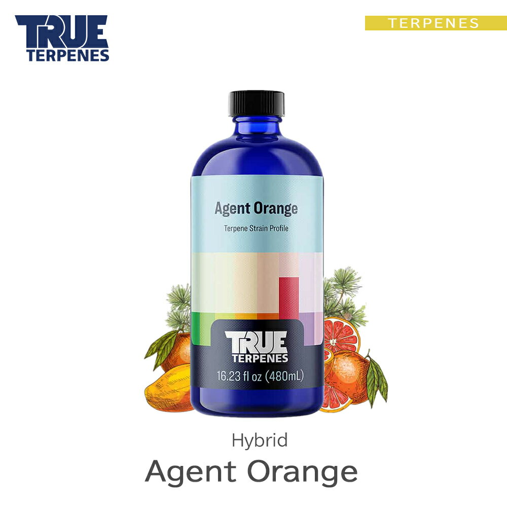 TRUE TERPENES wClassic Strains -Agent Orange-x1ml 5ml 10ml 30ml nCubh t[o[ ey   Lbh J[gbW eyt[o[ VRey USAY xCv VAPE dq^oR CBD CBN CBG CBC I[KjbN