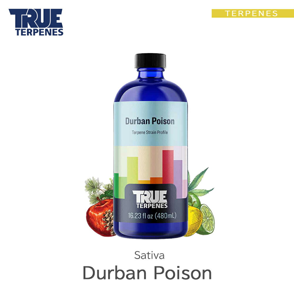 TRUE TERPENES wClassic Strains -Durban Poison-x1ml 5ml 10ml 30ml CfBJ t[o[ ey   Lbh J[gbW eyt[o[ VRey USAY xCv VAPE dq^oR CBD CBN CBG CBC I[KjbN