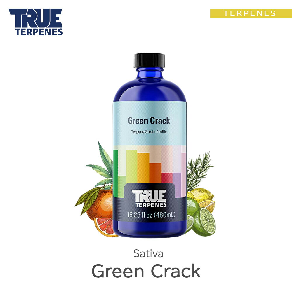 TRUE TERPENES wClassic Strains -Green Crack-x1ml 5ml 10ml 30ml CfBJ t[o[ ey   Lbh J[gbW eyt[o[ VRey USAY xCv VAPE dq^oR CBD CBN CBG CBC I[KjbN