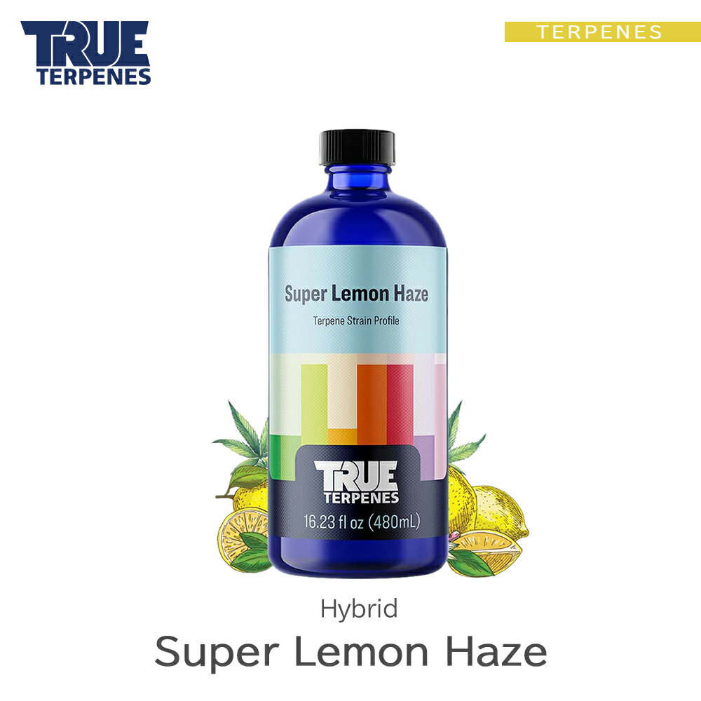 TRUE TERPENES 『Classic Strains -Super Lemon Haze-』1ml 5ml 10ml 30ml ハイブリッド フレーバー テルペン 香料 原料 リキッド カートリッジ テルペンフレーバー 天然テルペン USA産 ベイプ VAPE 電子タバコ CBD CBN CBG CBC オーガニック