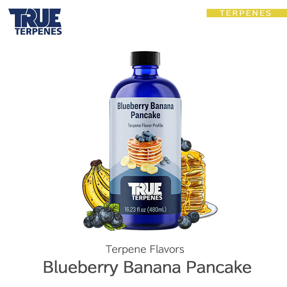 TRUE TERPENES Terpene Flavors -Blueberry Banana Pancake-1ml 5ml 10ml...