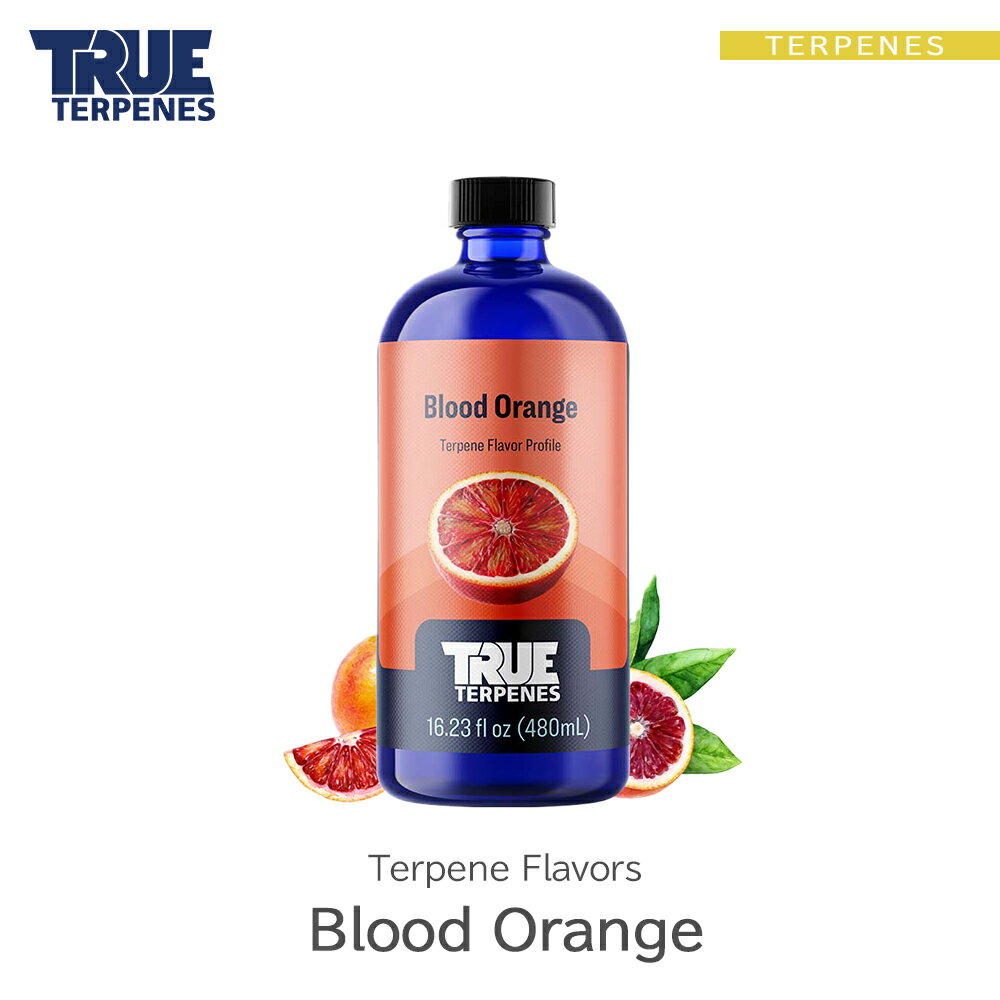 TRUE TERPENES 『Terpene Flavors -Blood Orange-』1ml 5ml 10ml 30ml フレーバー テルペン 香料 原料 リキッド カートリッジ テルペンフレーバー 天然テルペン USA産 ベイプ VAPE 電子タバコ CBD CBN CBG CBC オーガニック