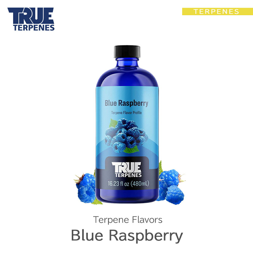 TRUE TERPENES wTerpene Flavors -Blue Raspberry-x1ml 5ml 10ml 30ml t[o[ ey   Lbh J[gbW eyt[o[ VRey USAY xCv VAPE dq^oR CBD CBN CBG CBC I[KjbN