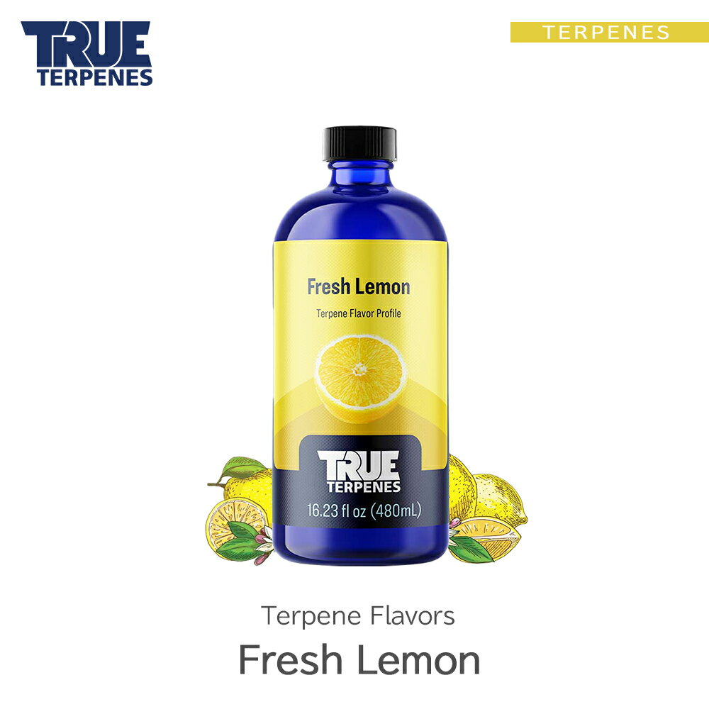 \即日発送/ テルペン アメリカ TRUE TERPENES 『テルペンフレーバー -Fresh Lemon-』1ml フレーバー 香料 リキッド カートリッジ 天然テルペン USA産 ベイプ VAPE 電子タバコ オーガニック