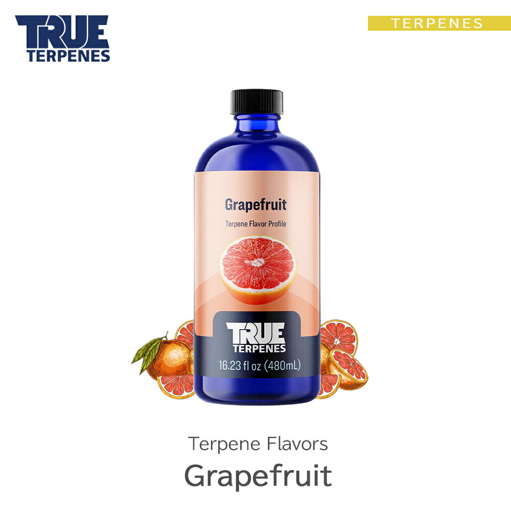 TRUE TERPENES wTerpene Flavors -Grapefruit-x1ml 5ml 10ml 30ml t[o[ ey   Lbh J[gbW eyt[o[ VRey USAY xCv VAPE dq^oR CBD CBN CBG CBC I[KjbN