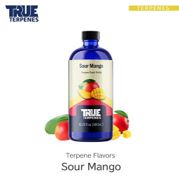 TRUE TERPENES 『Terpene Flavors -Sour Mango-』1ml 5ml 10ml 30ml フレーバー テルペン 香料 原料 リキッド カートリッジ テルペンフレーバー 天然テルペン USA産 ベイプ VAPE 電子タバコ CBD CBN CBG CBC オーガニック