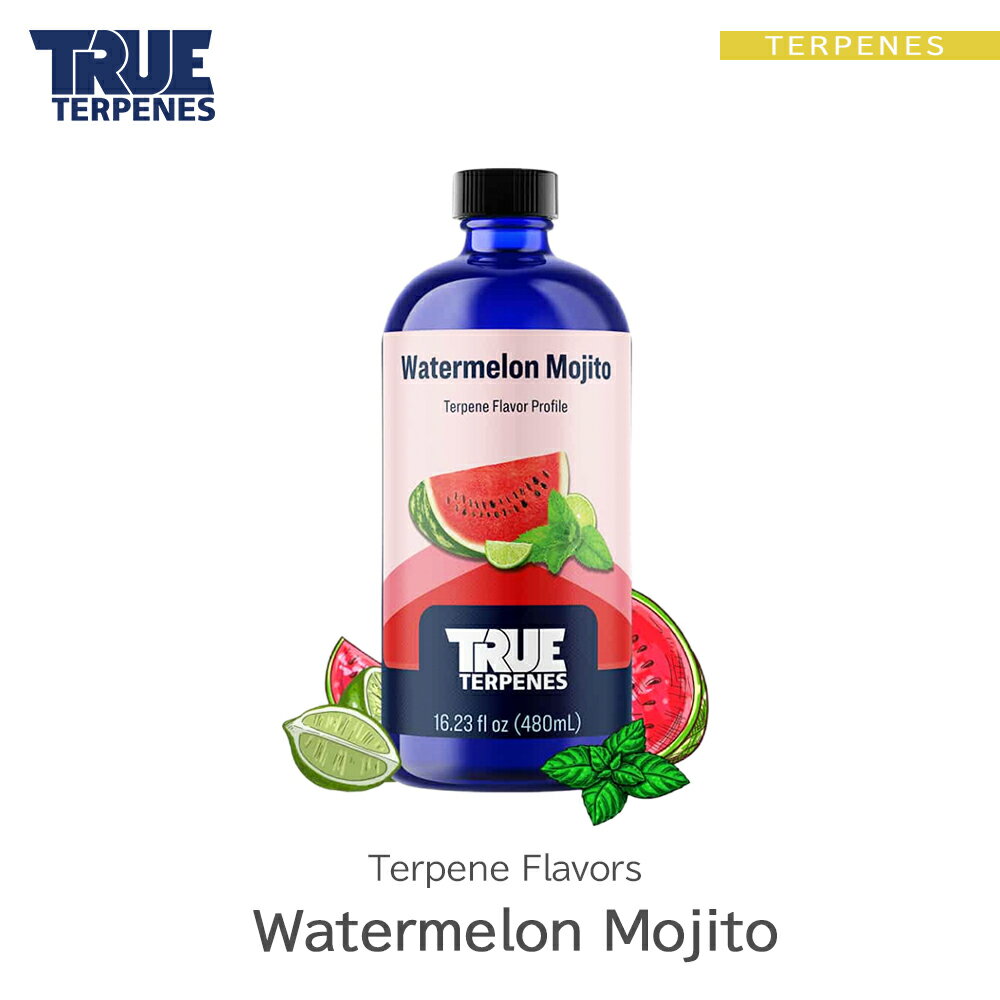 TRUE TERPENES wTerpene Flavors -Watermelon Mojito-x1ml 5ml 10ml 30ml t[o[ ey   Lbh J[gbW eyt[o[ VRey USAY xCv VAPE dq^oR CBD CBN CBG CBC I[KjbN