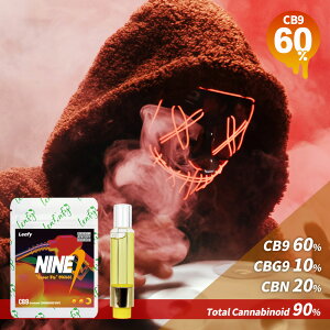 【GWセール20％OFF】[NINE] CB9 60% リキッド 1ml or 0.5ml カートリッジ アトマイザー 高濃度 カンナビノイド 90% CB9リキッド CBD CBN CBG テルペン 510 デバイス バッテリー ヴェポライザー 対応 e-liquid chill time HHC THC Free