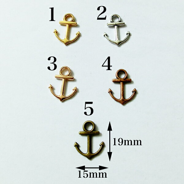 【定形外送料150円】19mm アンカー 碇 イカリ マリン パーツ ハンドメイド アクセサリー