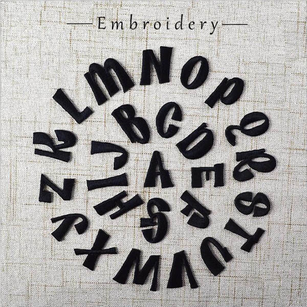 #100 アルファベット 英語 文字 ローマ字 N〜Z 英語 ユニフォーム ワッペン 刺繍 アップリケ ミシン 手芸 昆虫