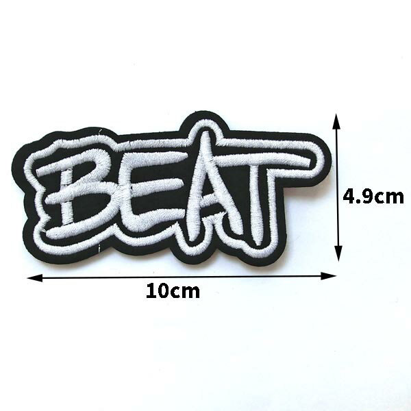 【定形郵便 100円】BEAT ワッペン 刺