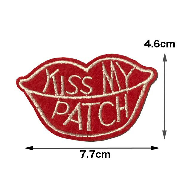 KISSMY PATCH ワッペン 刺繍 アップリケ ミシン手芸