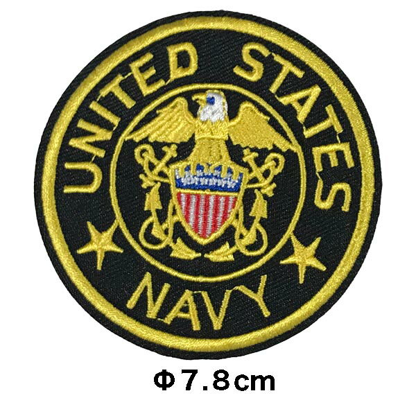 Rakuten - #0022 NAVY 軍隊 ミリタリー 刺繍 アップリケ ミシン手芸 　国旗　アメリカ