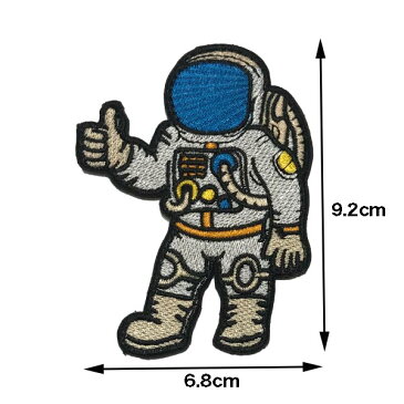 【定形郵便 100円】 NASA ナサ ワッペン 刺繍 アップリケ ミシン 手芸 アメリカ　国旗 星条旗 ミリタリー サバゲー