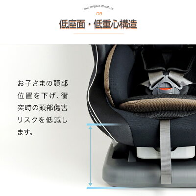 【送料無料】レスティロリーマンチャイルドシート新生児日本製【メーカー直販】