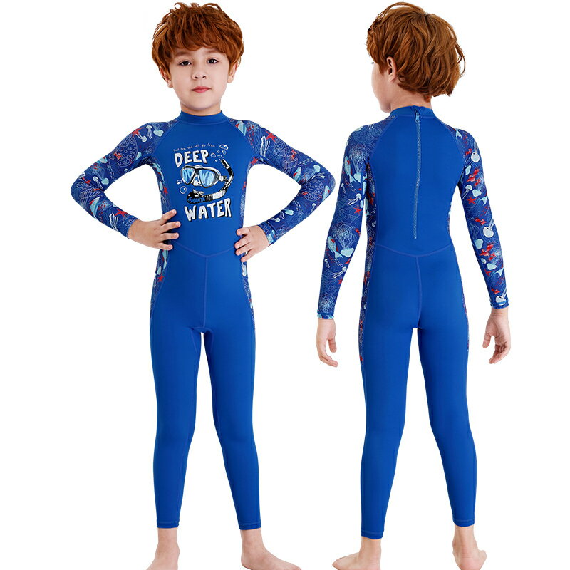送料無料水着ラッシュガードキッズウェットスーツ子供ジュニアウェットスーツkids水泳マリンスポーツネオプレン素材フルスーツダイビング用サーフィンフィッシングフルスーツ日焼け防止紫外線防止長袖ビーチ海水浴UVカット伸縮性cesa