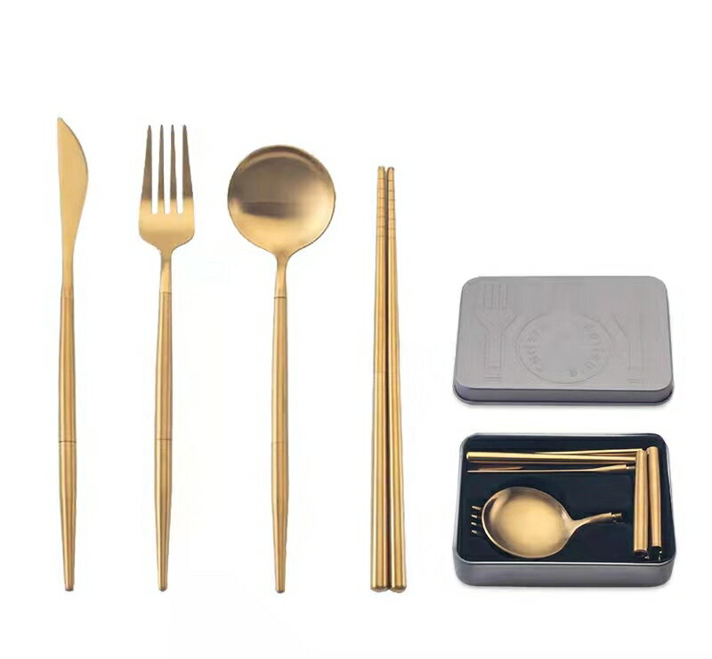 200円クーポン使用可 cesa beams カトラリーセット キャンプ カトラリー アウトドア ポータブル おしゃれ ゴールド 北欧 オリジナル4本 スプーン フォーク ナイフ つなぎ箸 レジャー 折りたたみ 折畳式 収納 携帯 コンパクト お弁当 会社ランチ 釣り 旅行 登山