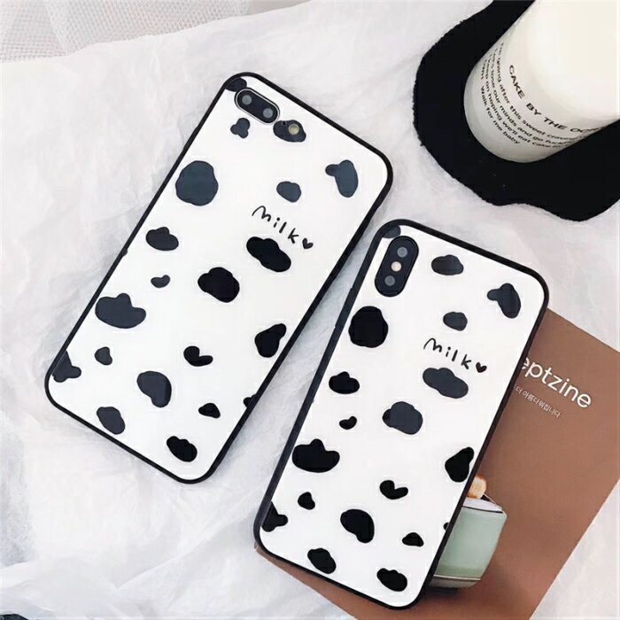 Rakuten - iphone11 iphone 12 アイフォーン　スマホケース　ミルク柄 強化ガラス 携帯カバー 耐衝撃 擦り傷防止 iPhone7 iPhoneケース iPhone X iPhone XR XS MAX iPhone11 iPhone11pro iPhone11promax