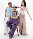 【一部即納】【CryingCenter/クライングセンター】Tシャツ ショート丈 レディース ショート丈 トップス 黒 プリントtシャツ 半袖 小さいサイズ ラウンドネック ロゴtシャツ レディース おしゃれ シンプル カジュアル