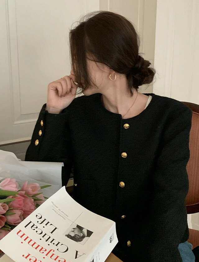 ノーカラージャケット レディース アウター ジャケット ショート丈 シンプル きれ...