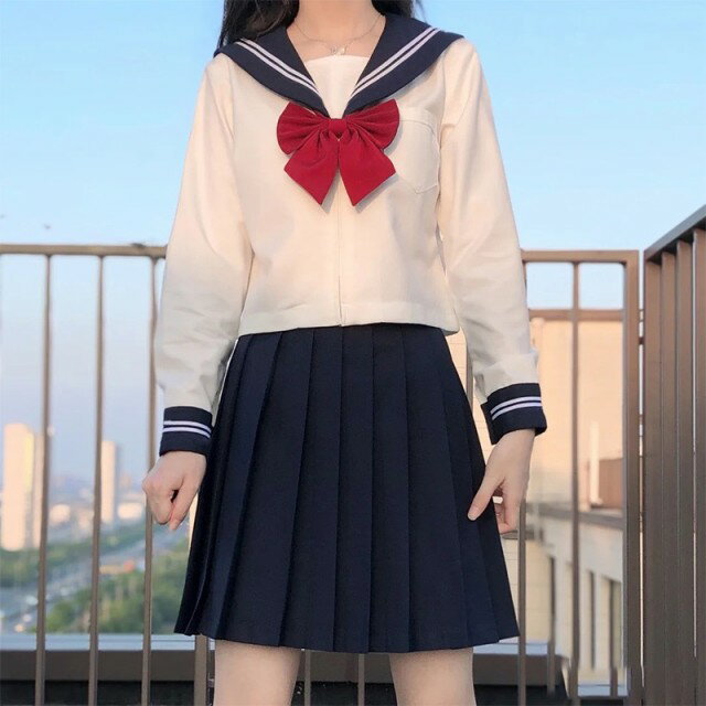 セーラー服 女子高生 制服 スカート セット 学生服 上下 長袖 半袖 プリーツスカート スカート ミニ ロング 膝丈 大きいサイズ 3L リボン 卒業式 入学式 高校生 ダンス衣装 学園祭