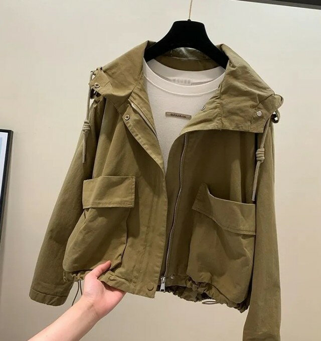 マウンテンパーカーレディース春秋ブ...